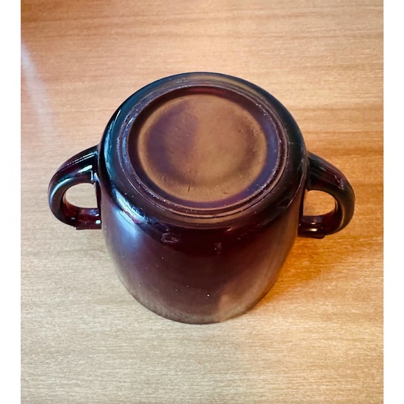 Vintage Royal Ruby glass open sugar dish by Anchor Hocking - Picture 5 of 10